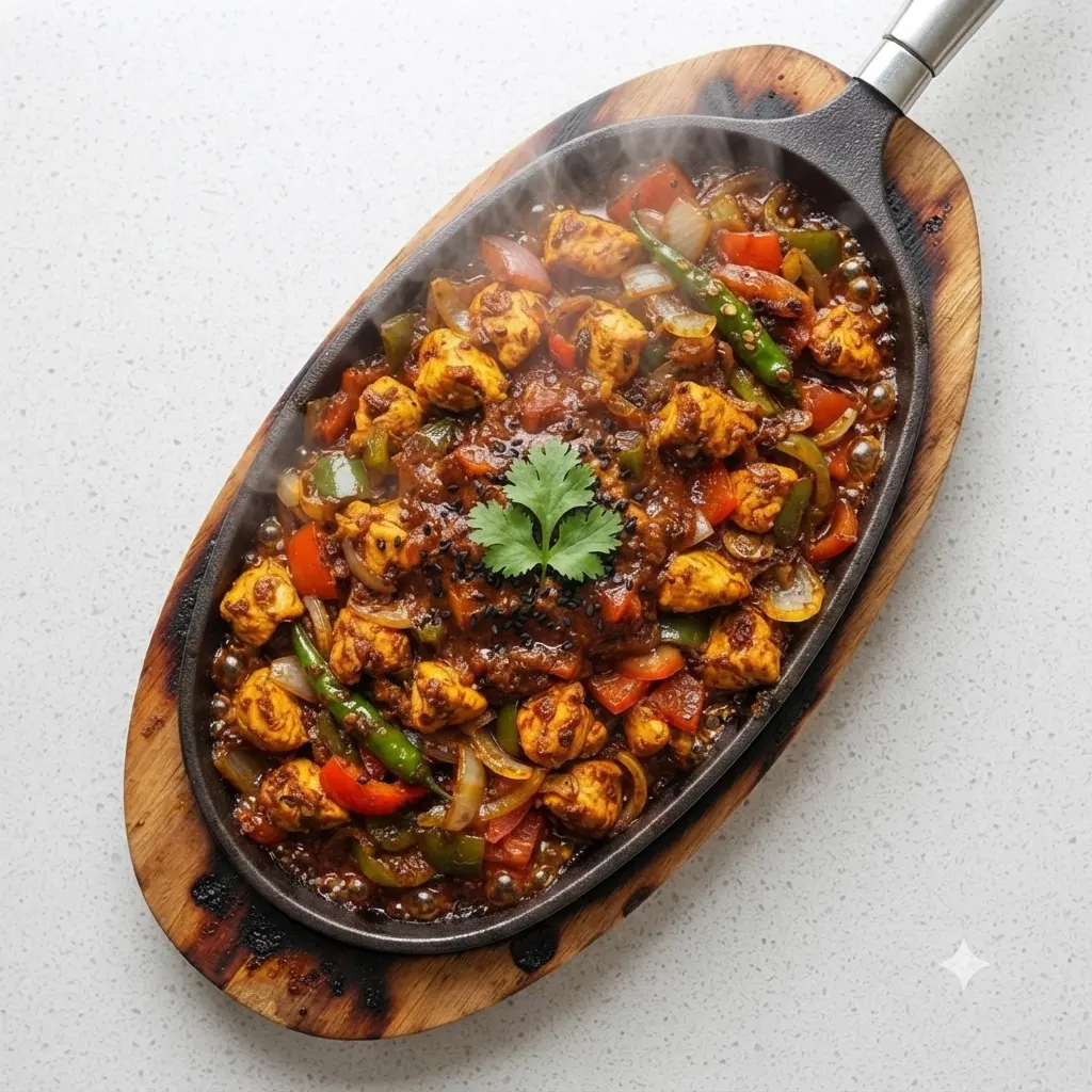Chicken Sizzler Tawa Masala